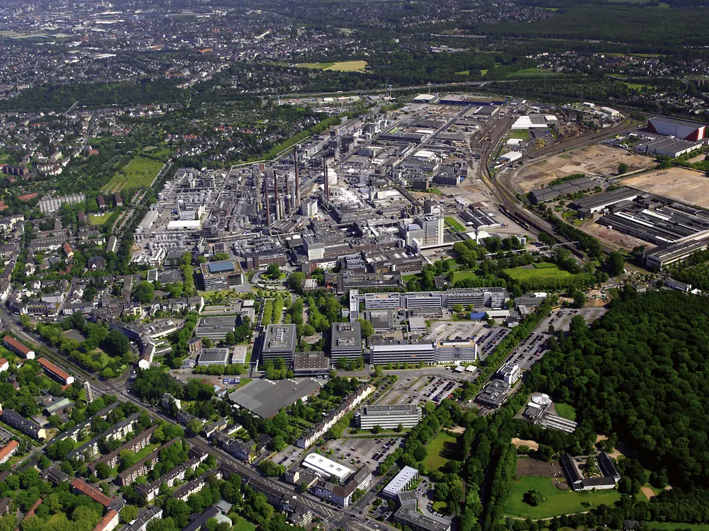 
Vista aérea sede central en Düsseldorf