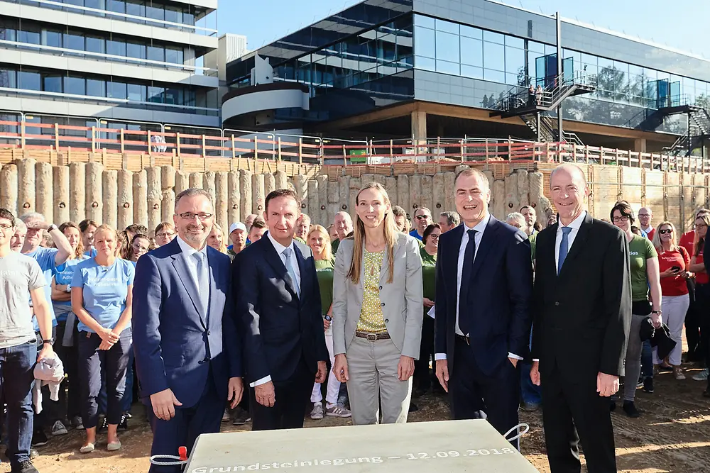 Groundbreaking ceremony of the new innovation center